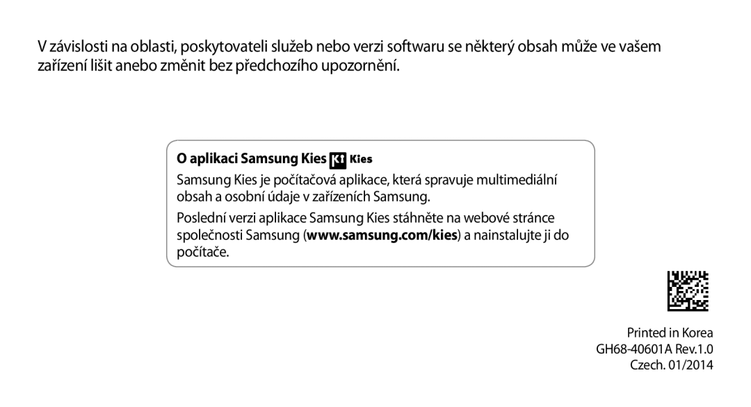 Samsung SM2N9005ZKETMZ, SM-N9005ZKEXEO, SM-N9005ZWEXEO, SM-N9005ZKEPRT, SM-N9005ZWEETL, SM-N9005ZWEATO Aplikaci Samsung Kies 