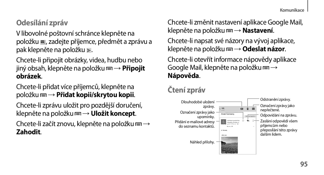 Samsung SM-N9005ZWEORX, SM-N9005ZKEXEO, SM-N9005ZWEXEO, SM-N9005ZKEPRT, SM-N9005ZWEETL, SM-N9005ZWEATO manual Nápověda, Zahodit 