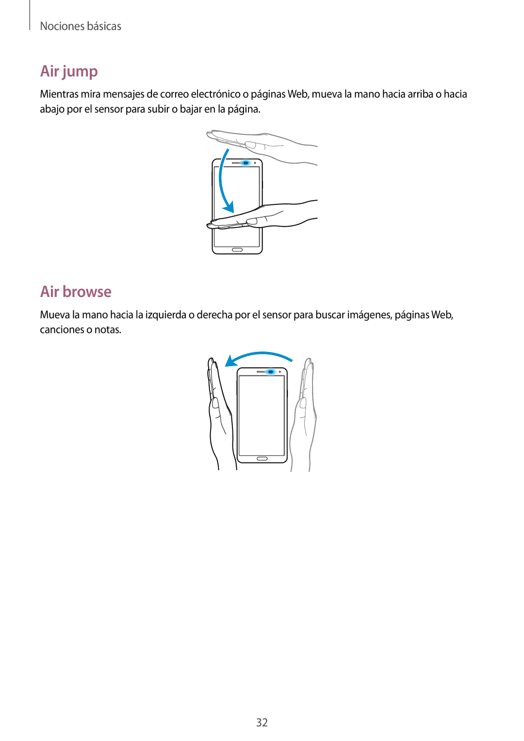 Samsung SM-N9005ZKEMOB, SM-N9005ZWEITV, SM-N9005ZWEDBT, SM-N9005ZKEEUR, SM-N9005ZKETPH, SM-N9005ZWESEB Air jump, Air browse 