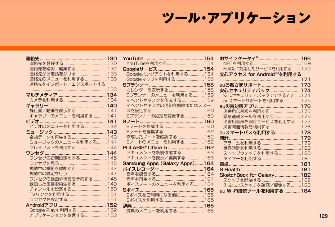 Samsung SM-N900JZKEKDI, SM-N900JZWEKDI manual 安心アクセス for Android TMを利用する 