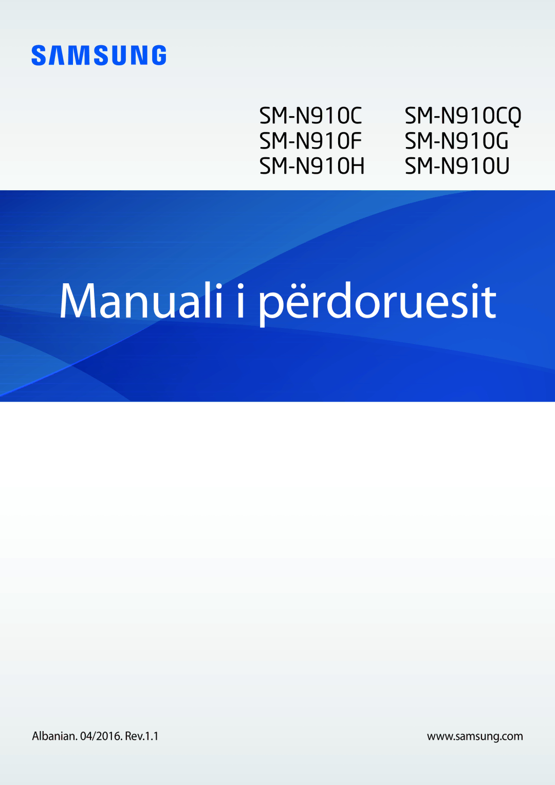 Samsung SM-N910CZKETEB, SM-N910CZDESEE, SM-N910CZWEMSR, SM-N910CZWESEE, SM-N910CZKEMSR manual Manuali i përdoruesit 