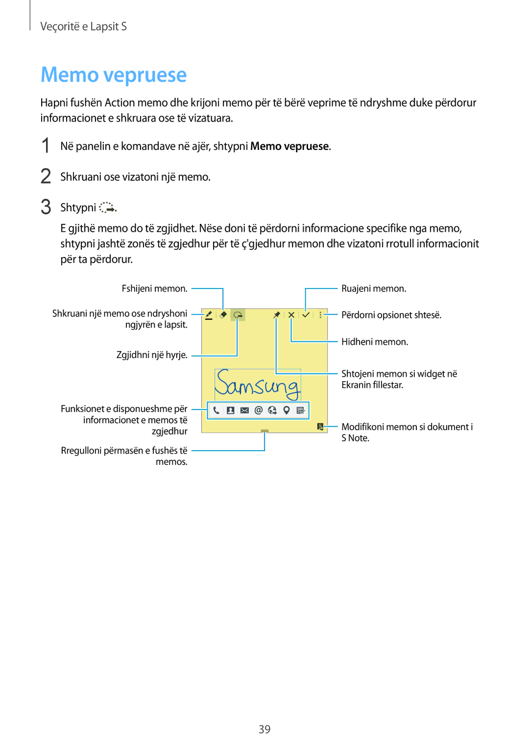 Samsung SM-N910CZWESEE, SM-N910CZDESEE, SM-N910CZKETEB, SM-N910CZWEMSR, SM-N910CZKEMSR, SM-N910CZKESEE manual Memo vepruese 