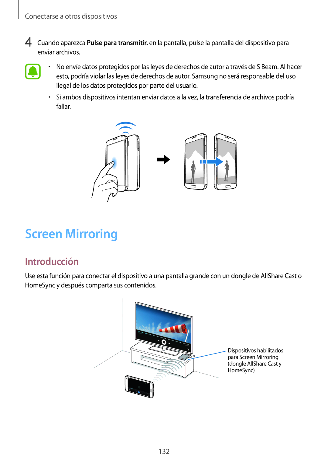 Samsung SM-N910FZIEPHE manual Screen Mirroring 