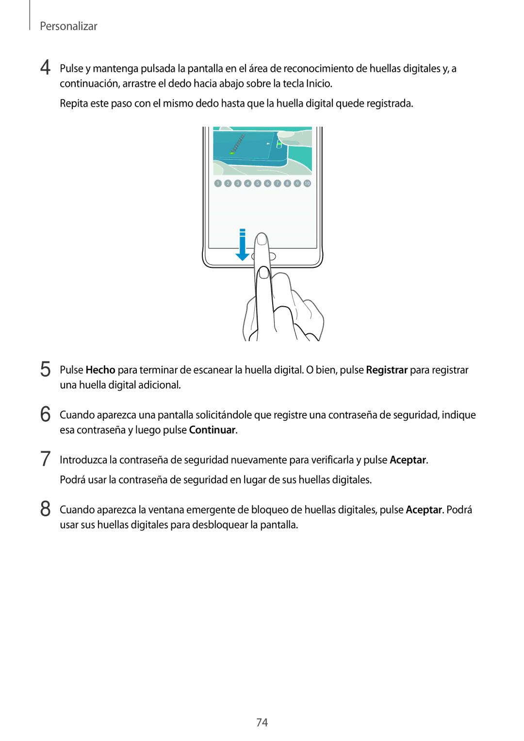 Samsung SM-N910FZIEPHE manual Personalizar 