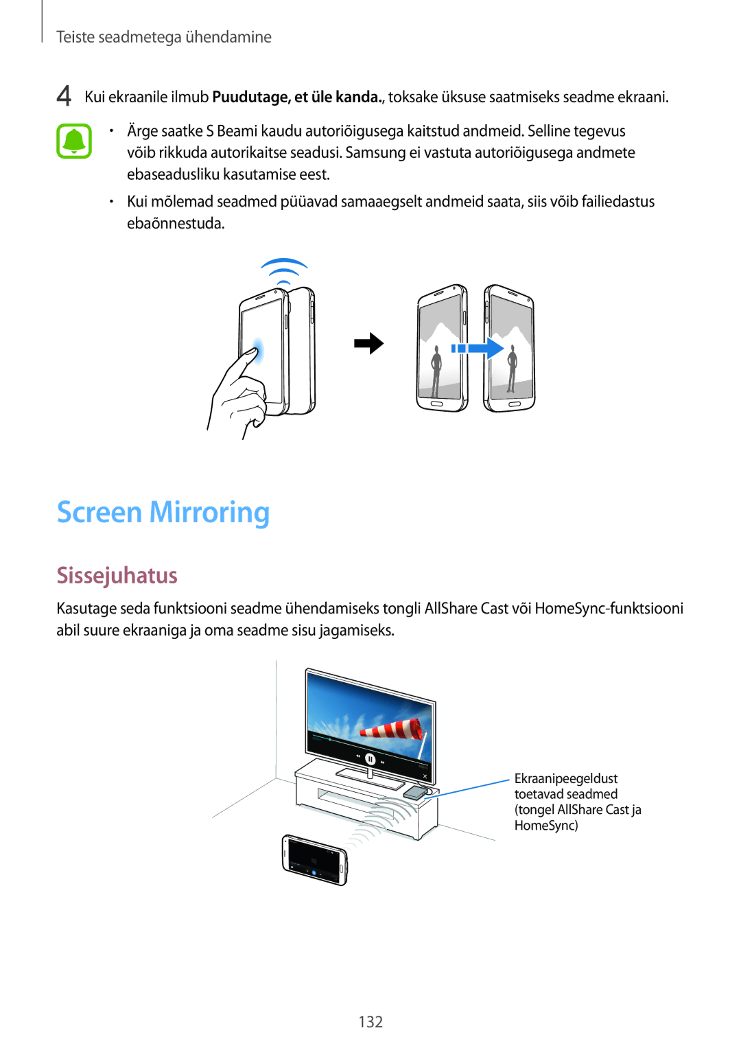 Samsung SM-N910CZWESEB, SM-N910FZWEBAL, SM-N910FZIEBAL, SM-N910FZDEBAL, SM-N910FZKEBAL, SM-N910CZKESEB manual Screen Mirroring 