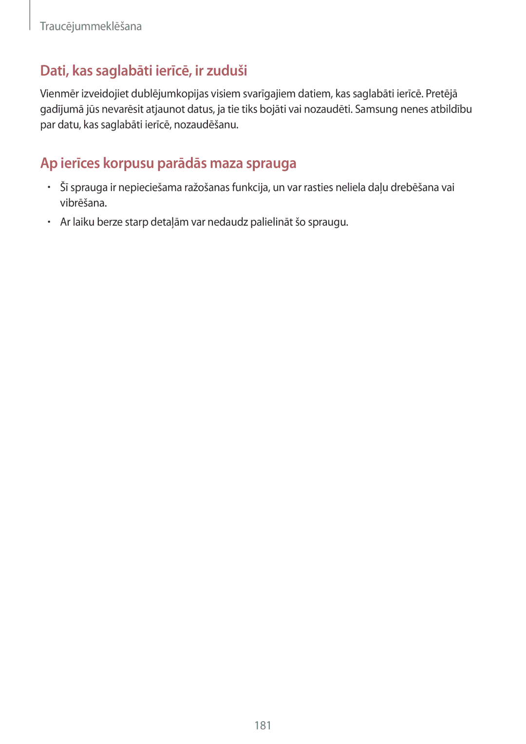 Samsung SM-N910CZWESEB, SM-N910FZWEBAL, SM-N910FZIEBAL, SM-N910FZDEBAL, SM-N910FZKEBAL Dati, kas saglabāti ierīcē, ir zuduši 