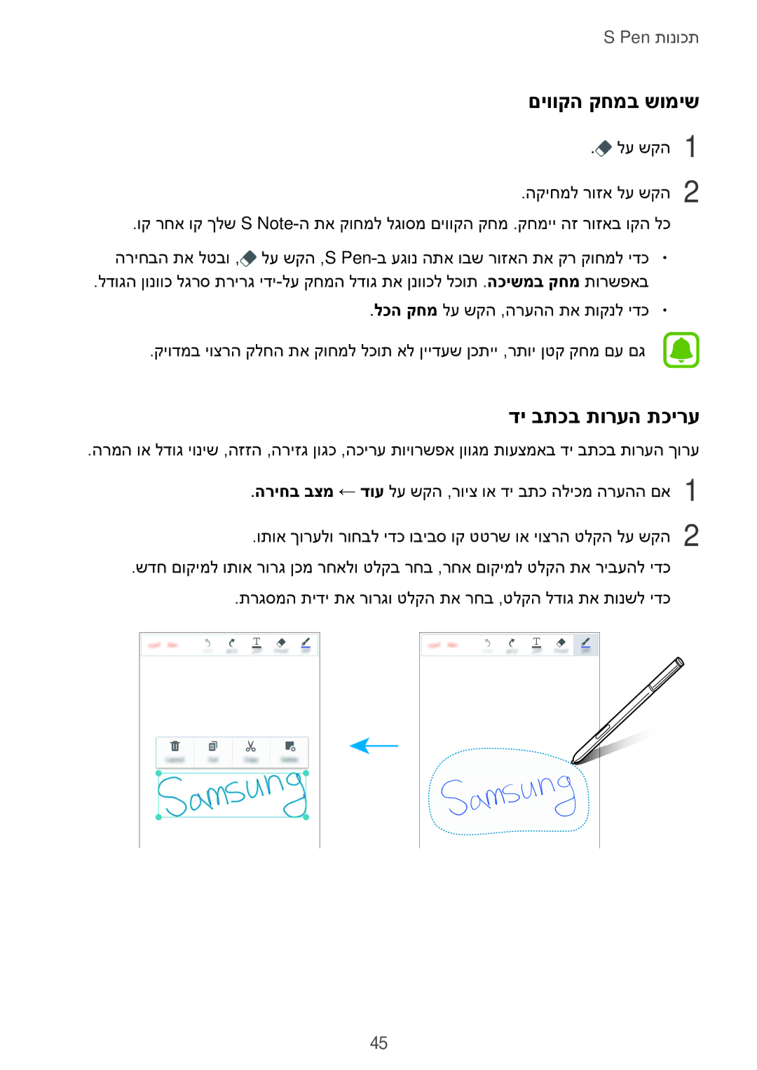 Samsung SM-N910FZIEXEF, SM-N910FZWEEUR, SM-N910FZWEDRE, SM-N910FZWECOS, SM-N910FZKESFR םיווקה קחמב שומיש, די בתכב תורעה תכירע 