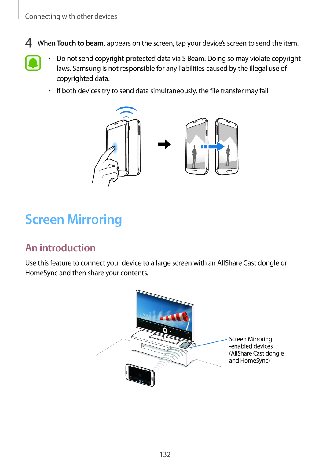 Samsung SM-N910FZDENEE, SM-N910FZWEEUR, SM-N910FZWEDRE, SM-N910FZWECOS, SM-N910FZKESFR, SM-N910FZKEMOB manual Screen Mirroring 