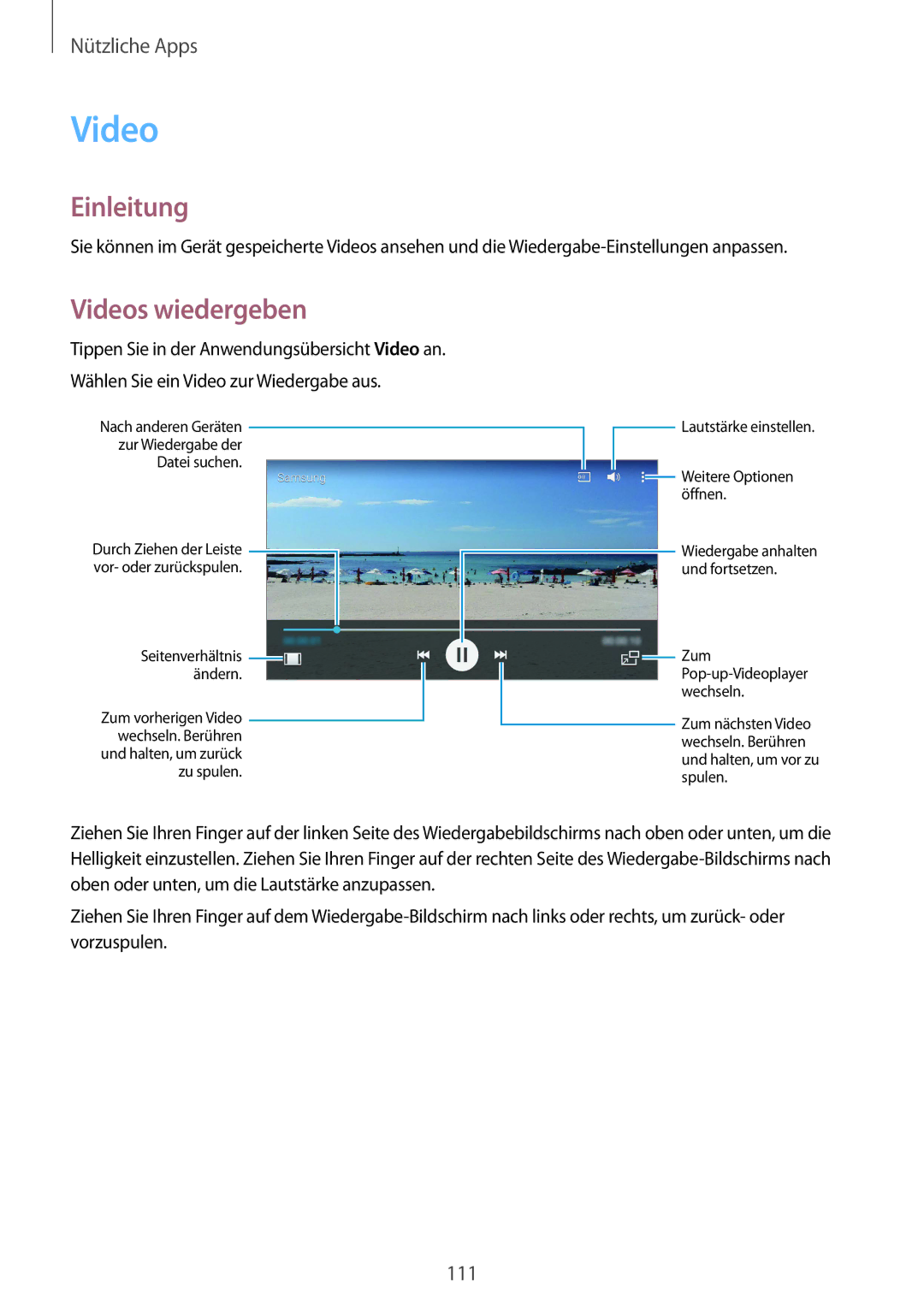 Samsung SM-N910FZKETTR, SM-N910FZWEEUR, SM-N910FZWEDRE, SM-N910FZWECOS, SM-N910FZKESFR, SM-N910FZKEMOB Videos wiedergeben 