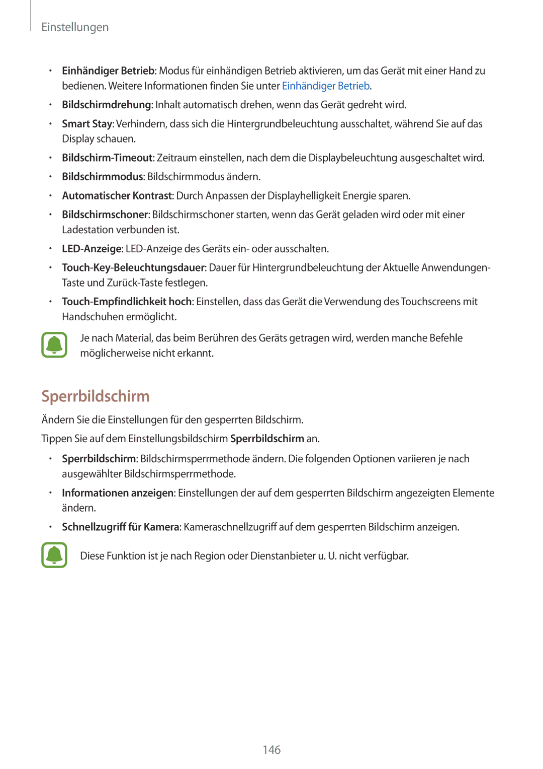 Samsung SM-N910FZWEBAL, SM-N910FZWEEUR, SM-N910FZWEDRE, SM-N910FZWECOS, SM-N910FZKESFR, SM-N910FZKEMOB manual Sperrbildschirm 