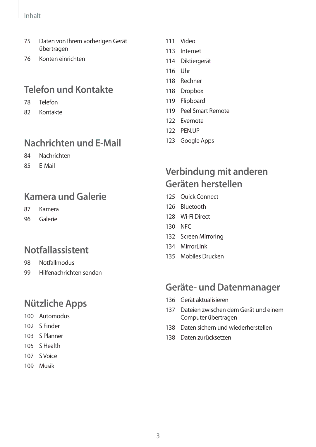 Samsung SM-N910FZKESFR, SM-N910FZWEEUR, SM-N910FZWEDRE, SM-N910FZWECOS, SM-N910FZKEMOB, SM-N910FZKECOS Telefon und Kontakte 