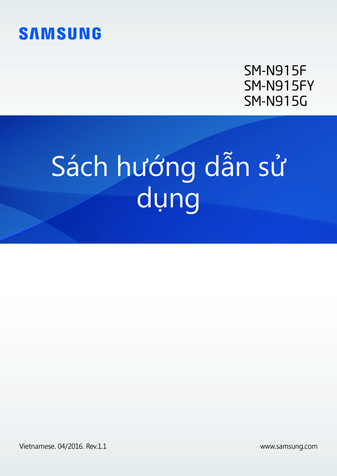 Samsung SM-N915FZWEXEV, SM-N915FZKEXEV manual Sách hướng dẫn sử Dụng 