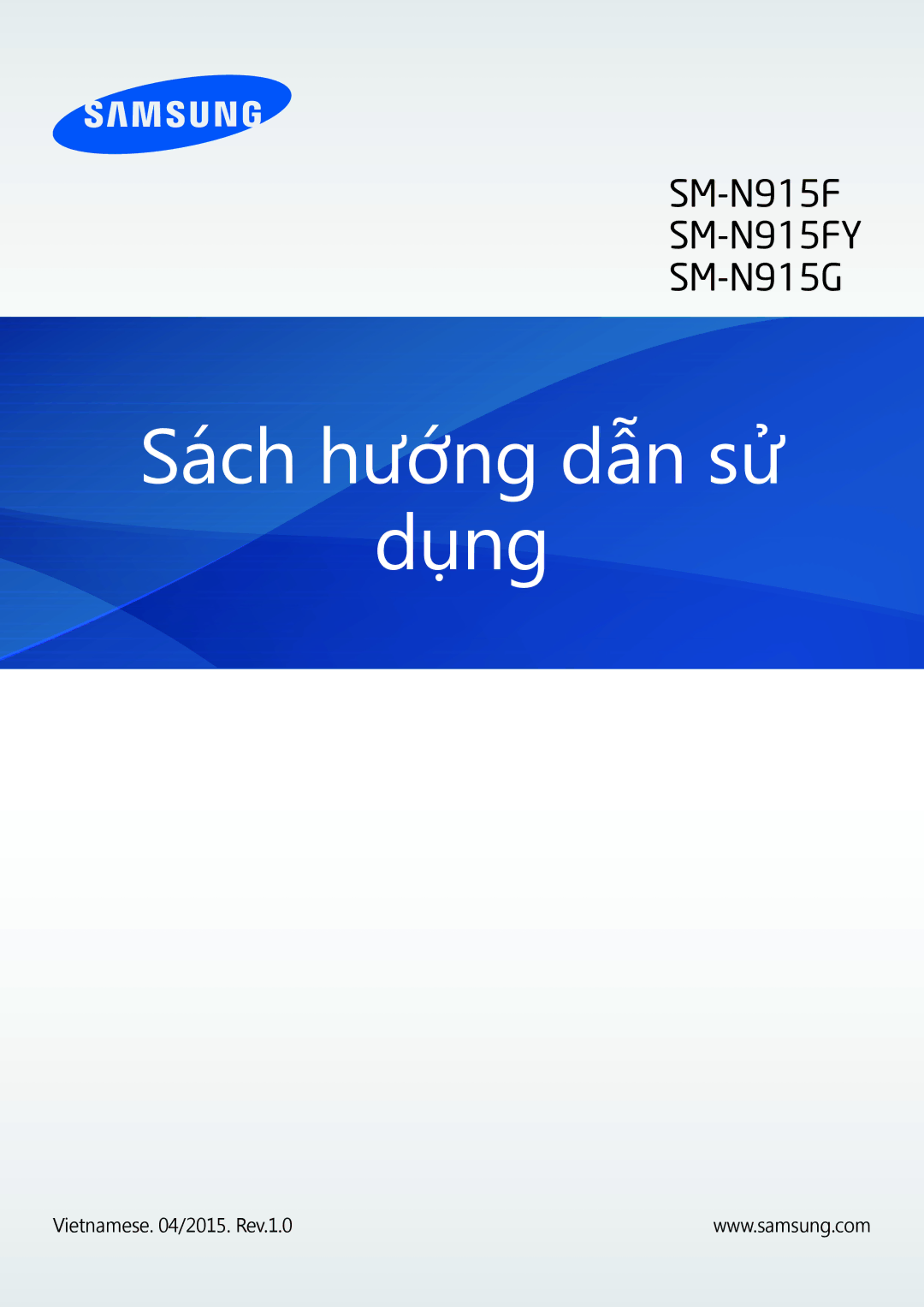 Samsung SM-N915FZWEXEV, SM-N915FZKEXEV manual Sách hướng dẫn sử Dụng 