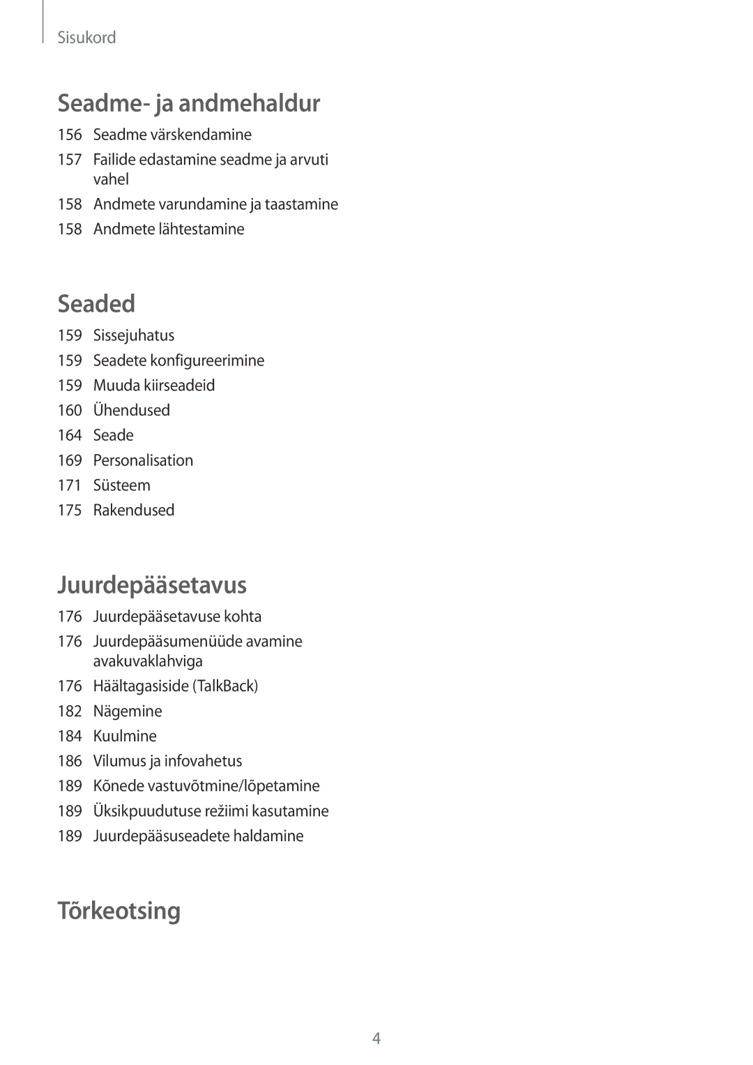 Samsung SM-N915FZKYSEB, SM-N915FZWYSEB manual Tõrkeotsing 