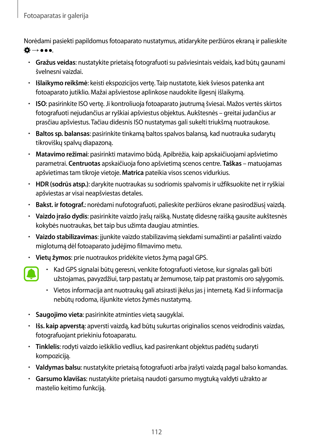 Samsung SM-N915FZKYSEB, SM-N915FZWYSEB manual 112 