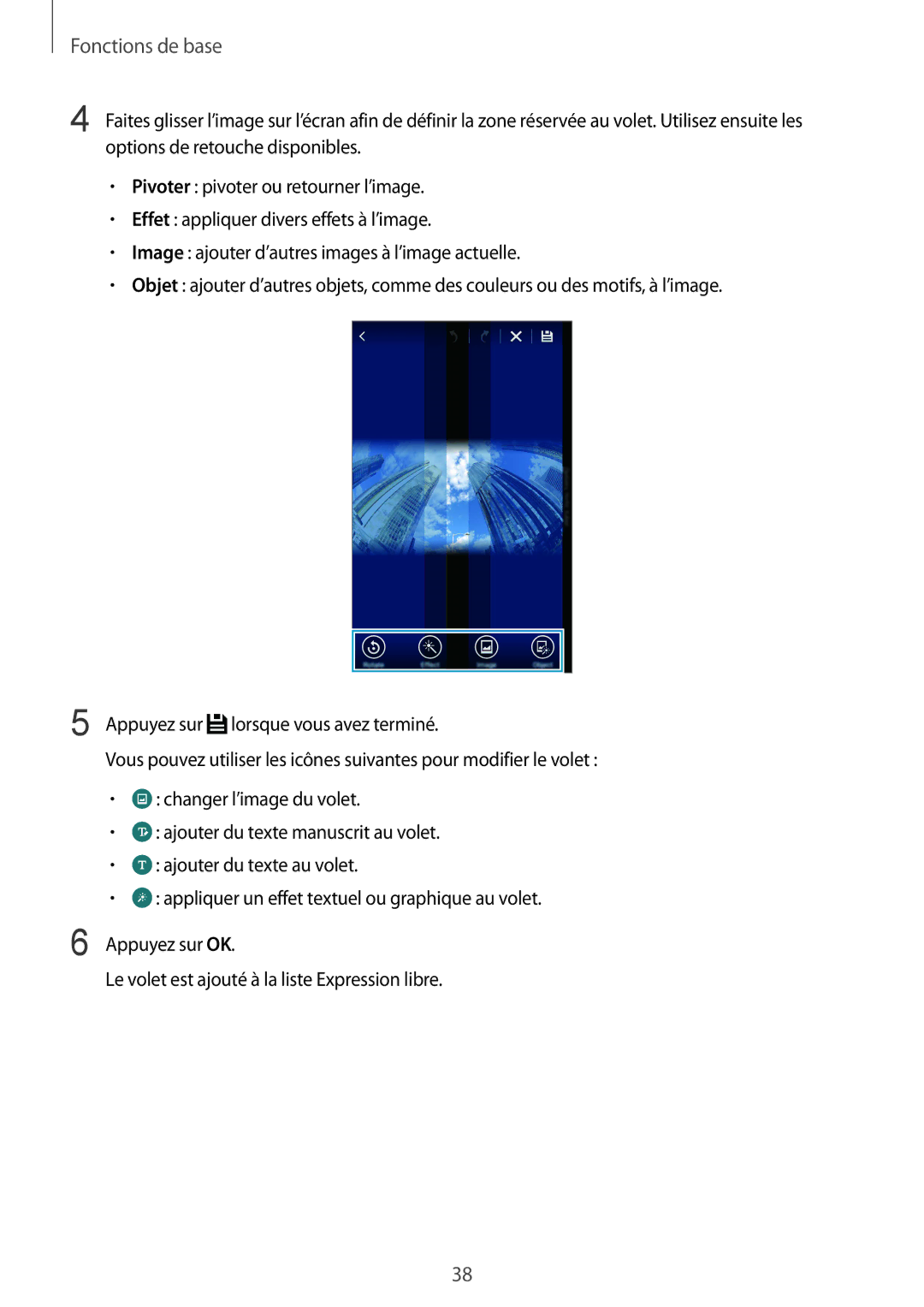 Samsung SM-N915FZKYXEF, SM-N915FZWYXEF manual Fonctions de base 