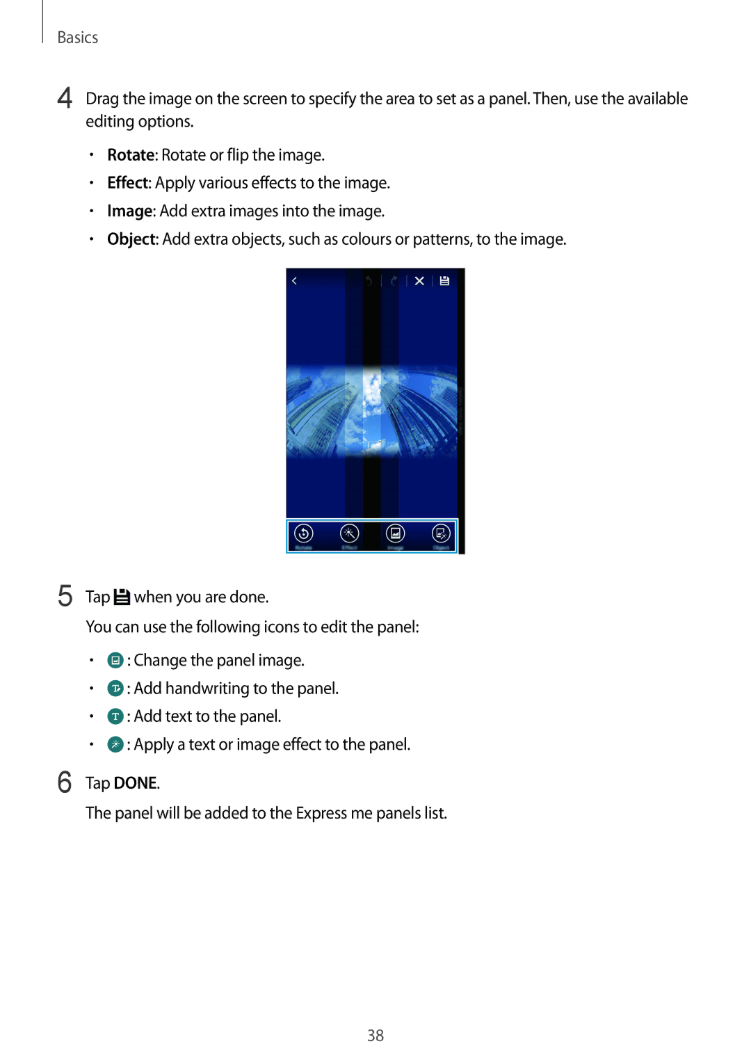 Samsung SM-N915FZWEILO, SM-N915FZWEKSA, SM-N915FZKEXEV, SM-N915FZWEXEV, SM-N915FZKEILO manual Basics 