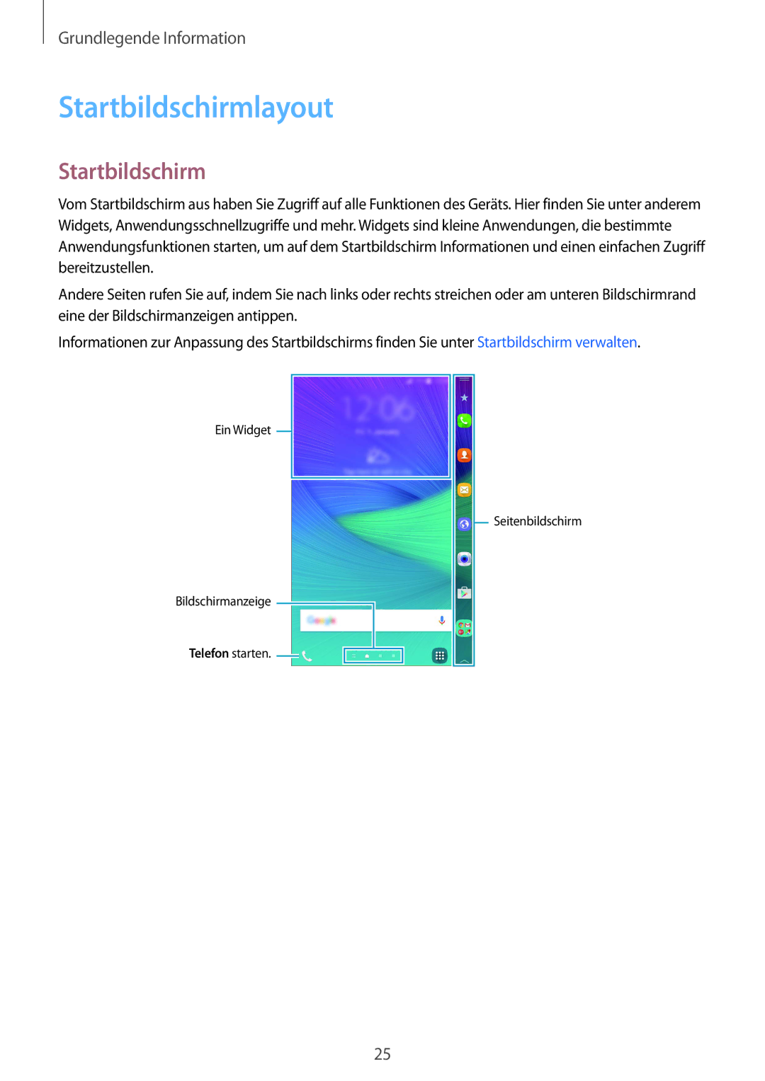 Samsung SM-N915FZKYTPH, SM-N915FZWYEUR, SM-N915FZKYATO, SM-N915FZWYTPH, SM-N915FZWYXEO, SM-N915FZWYDBT Startbildschirmlayout 