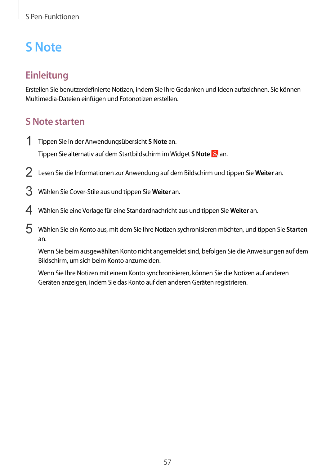 Samsung SM-N915FZWYTPH, SM-N915FZWYEUR, SM-N915FZKYATO, SM-N915FZKYTPH, SM-N915FZWYXEO, SM-N915FZWYDBT manual Einleitung 