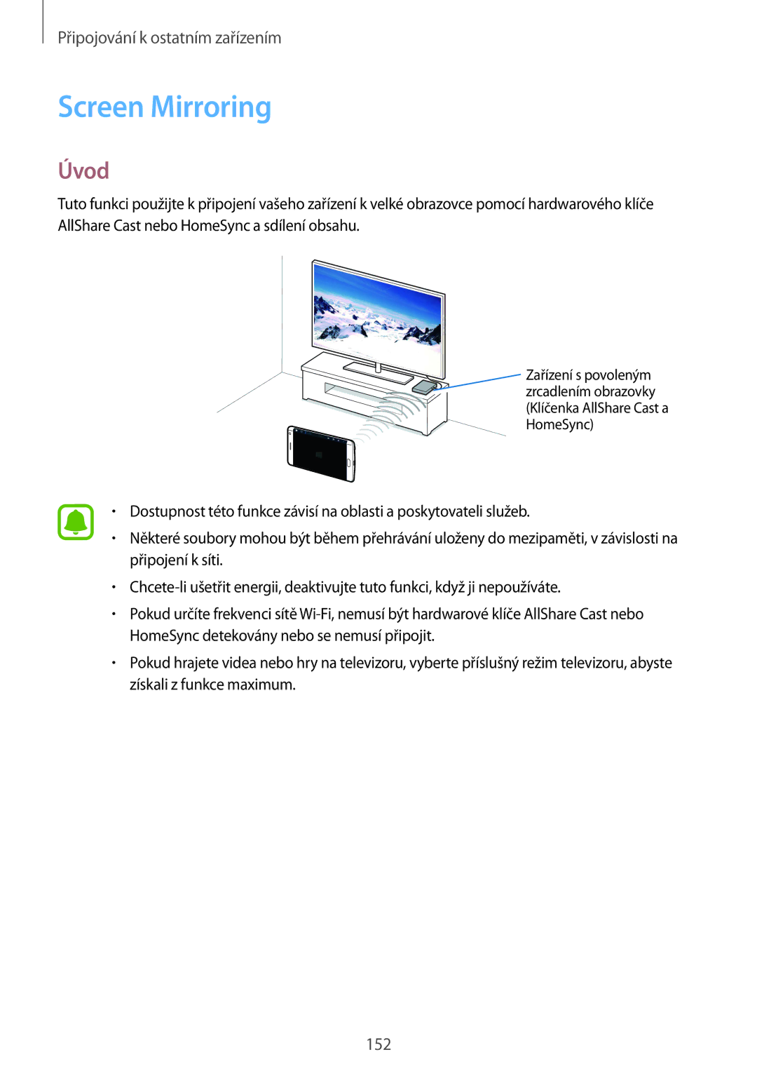 Samsung SM-N915FZKYORX, SM-N915FZWYEUR, SM-N915FZKYATO, SM-N915FZWYXEO, SM-N915FZKYEUR, SM-N915FZWYATO Screen Mirroring, Úvod 