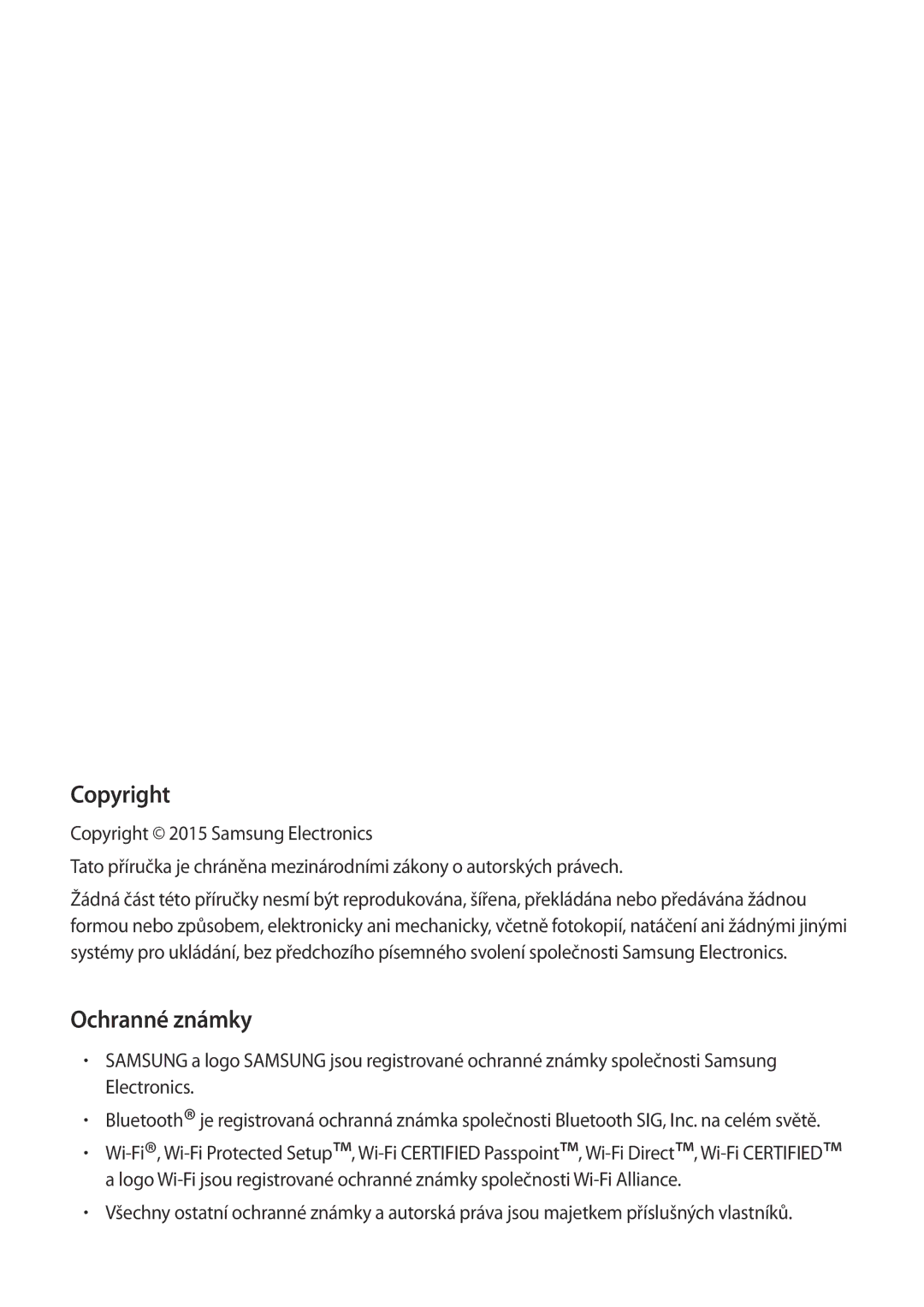 Samsung SM-N915FZKYATO, SM-N915FZWYEUR, SM-N915FZWYXEO, SM-N915FZKYEUR, SM-N915FZWYATO manual Copyright, Ochranné známky 