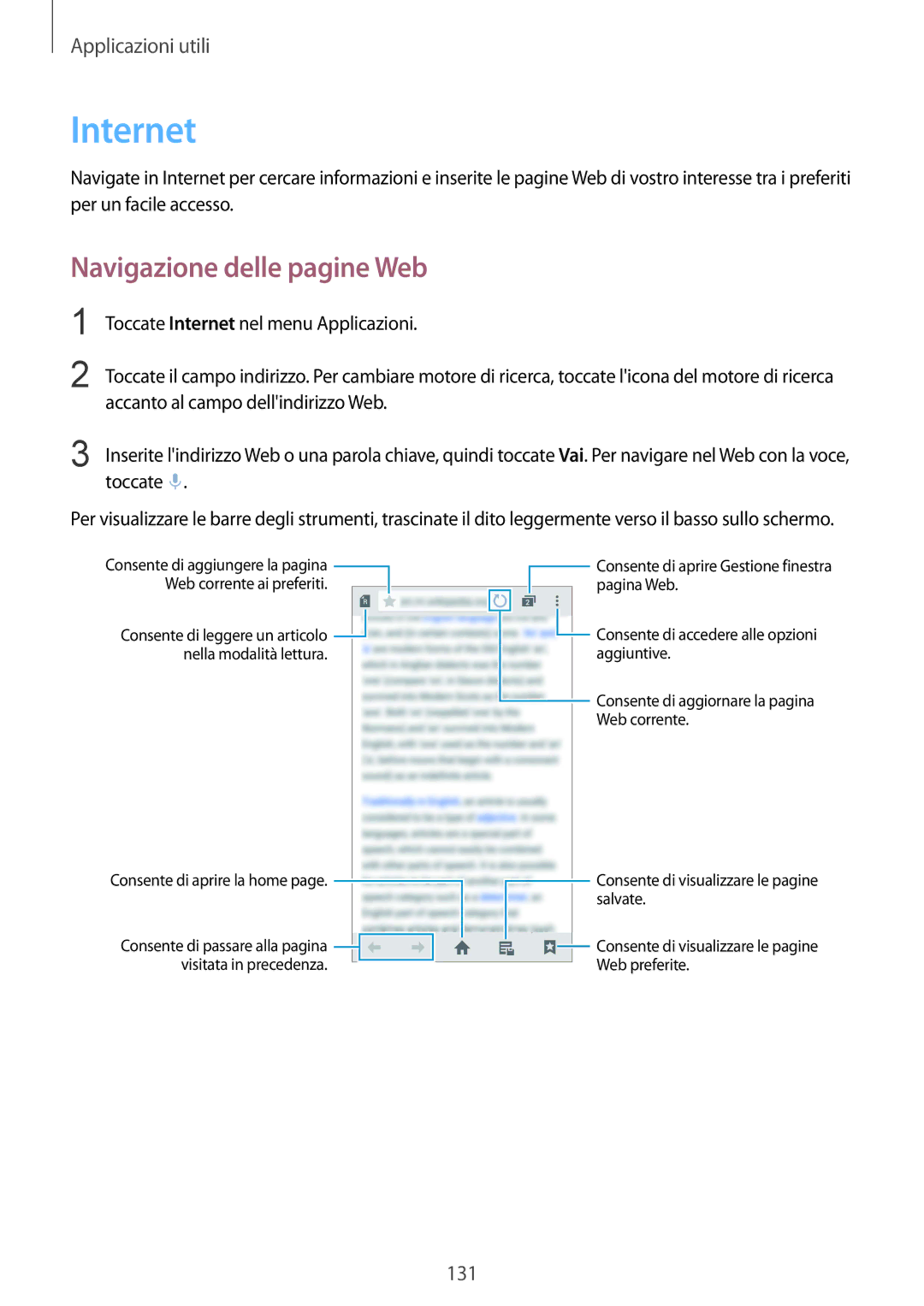 Samsung SM-N915FZKYITV, SM-N915FZWYXEO, SM-N915FZKYDBT, SM-N915FZWYITV, SM-N915FZKYXEO Internet, Navigazione delle pagine Web 