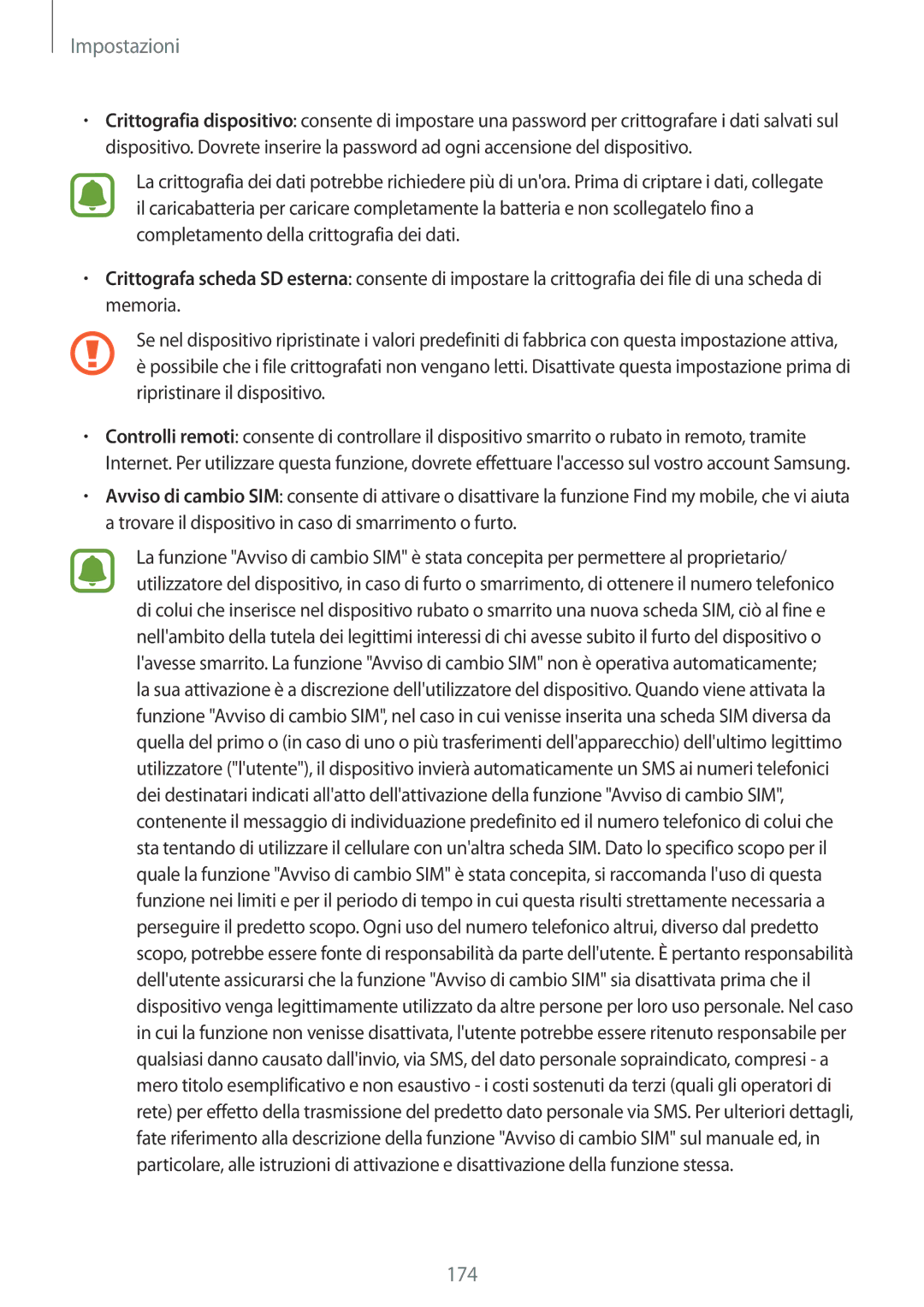 Samsung SM-N915FZWYXEO, SM-N915FZKYDBT, SM-N915FZWYITV, SM-N915FZKYXEO, SM-N915FZKYAUT, SM-N915FZKYITV manual 174 