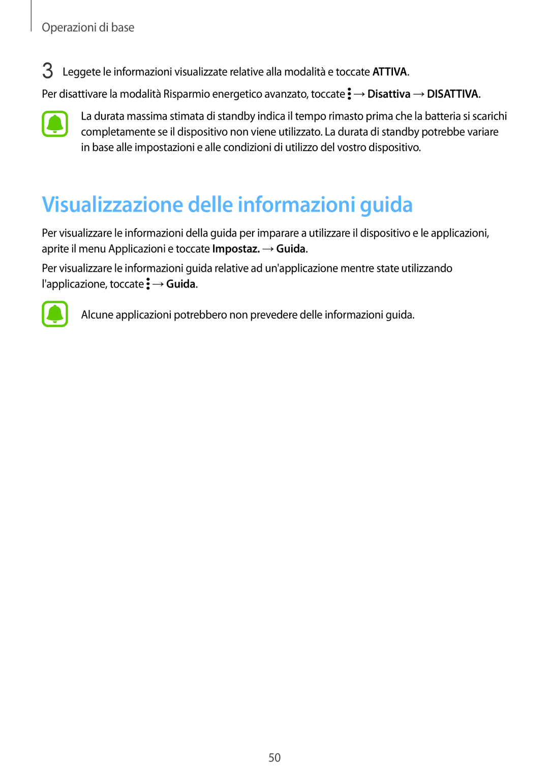 Samsung SM-N915FZWYITV, SM-N915FZWYXEO, SM-N915FZKYDBT, SM-N915FZKYXEO manual Visualizzazione delle informazioni guida 