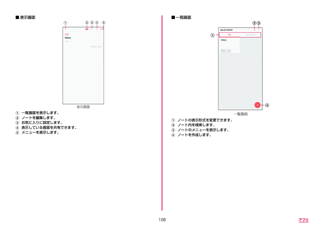 Samsung SM-N950DZDADCM, SM-N950DZKADCM manual 表示画面, 106 