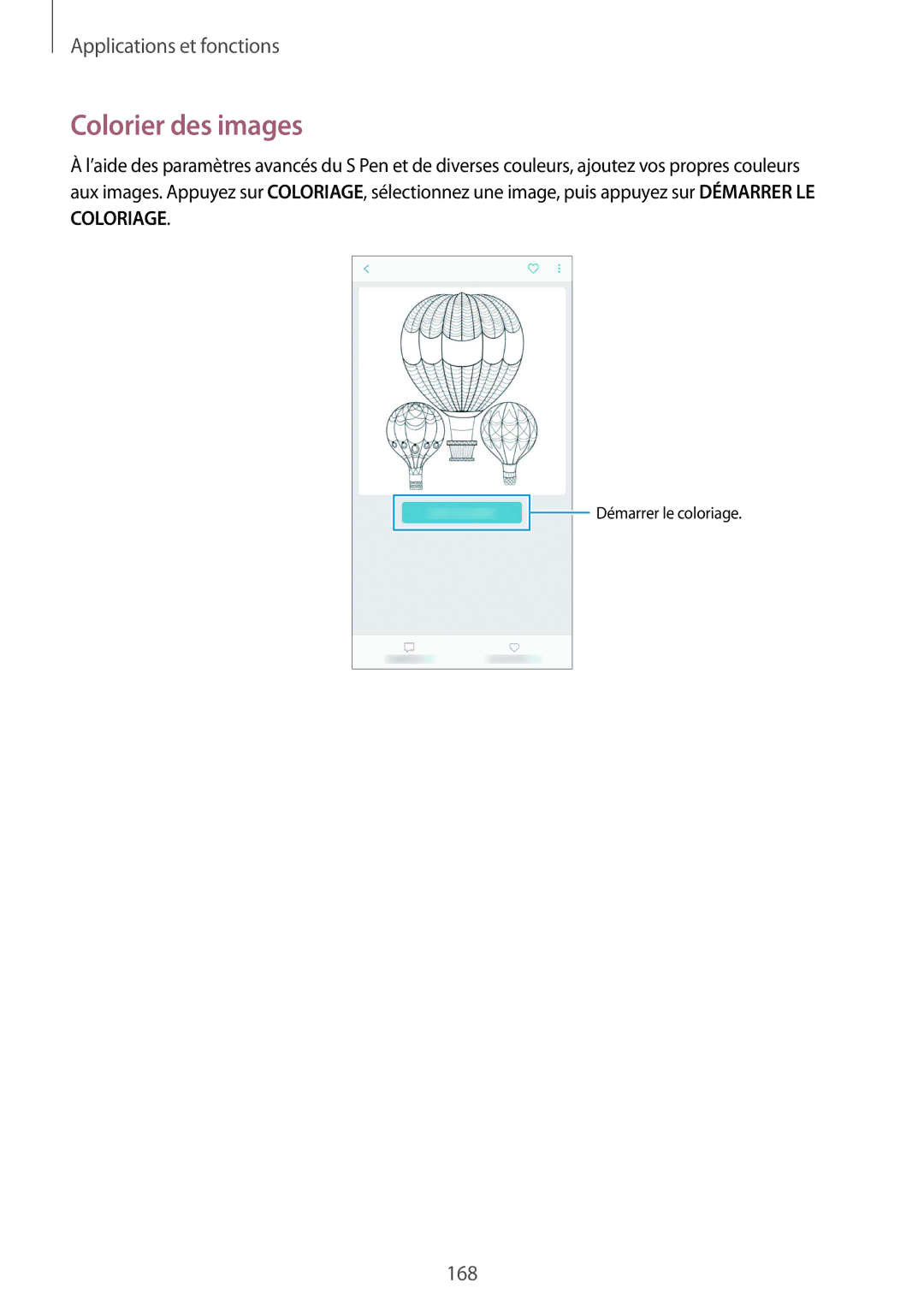 Samsung SM-N950FZBAXEF, SM-N950FZDAXEF, SM-N950FZKAXEF manual Colorier des images 