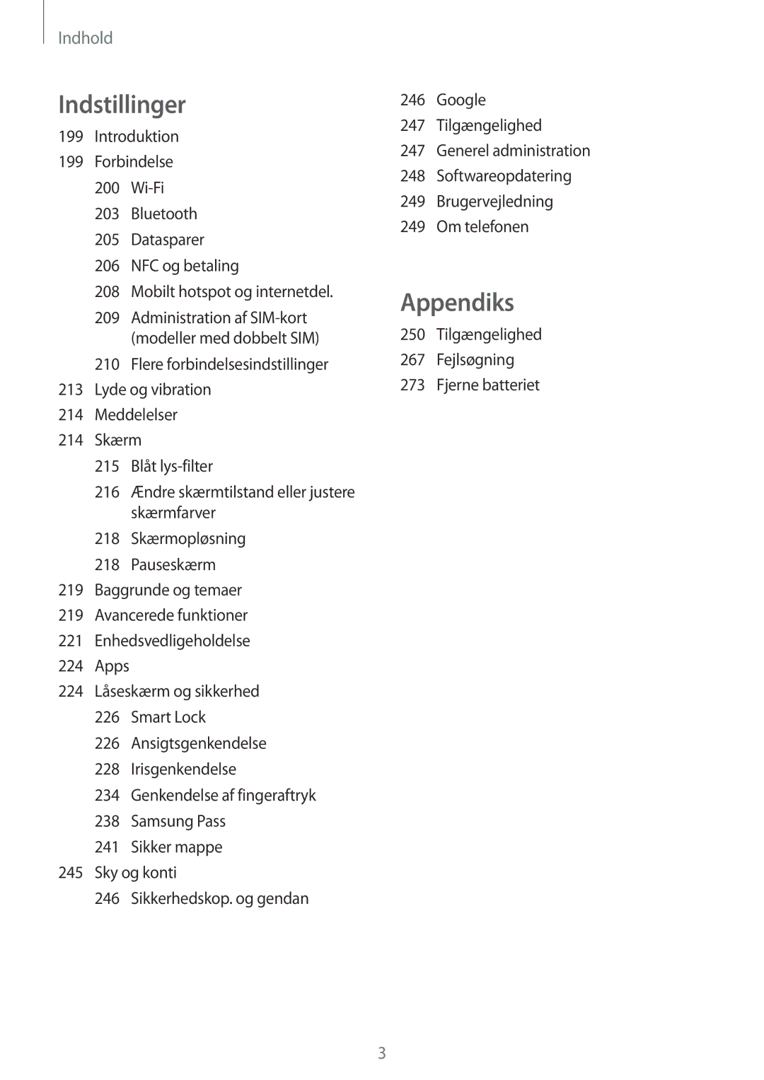 Samsung SM-N950FZKDNEE, SM-N950FZDATEN, CG-N950FZDSHTD manual Introduktion, Tilgængelighed Fejlsøgning Fjerne batteriet 