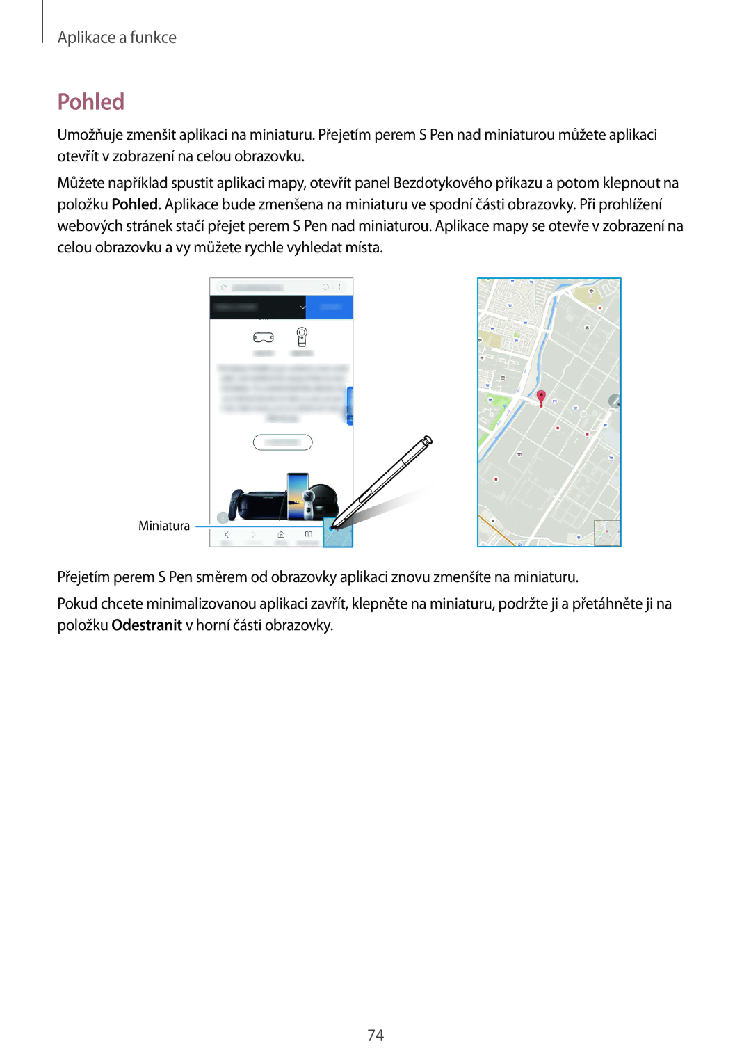 Samsung SM-N950FZDDETL, SM-N950FZKAO2C, SM-N950FZBDETL, SM-N950FZKDETL manual Pohled 