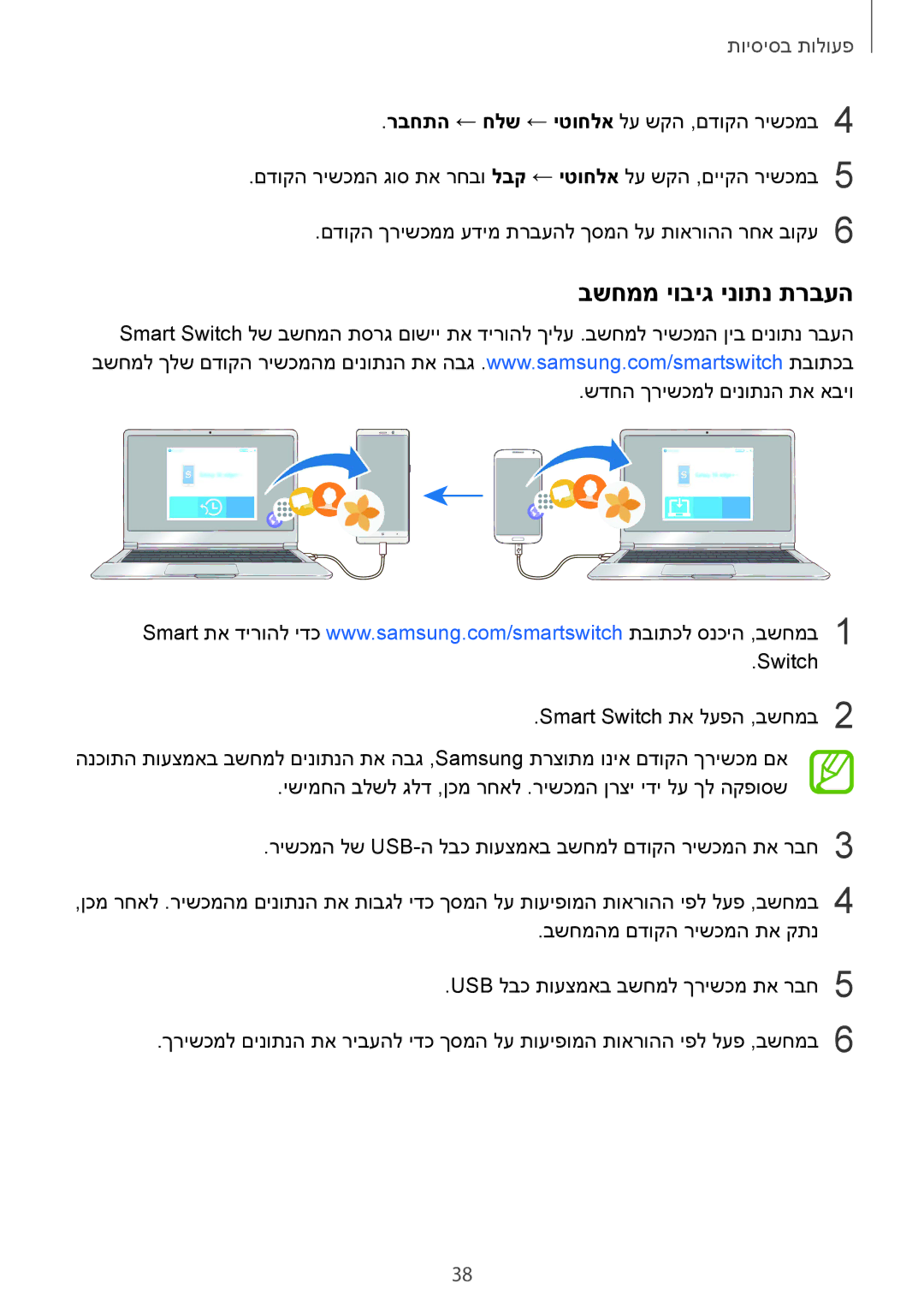 Samsung SM-N950FZDAILO, SM-N950FZKAPCL, SM-N950FZVAILO manual בשחממ יוביג ינותנ תרבעה 