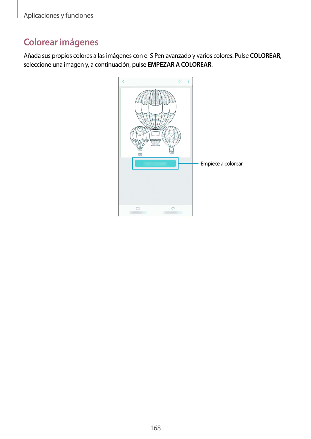 Samsung SM-N950FZKDPHE, SM-N950FZDDPHE, SM-N950FZKAPHE, SM-N950FZDAPHE manual Colorear imágenes 