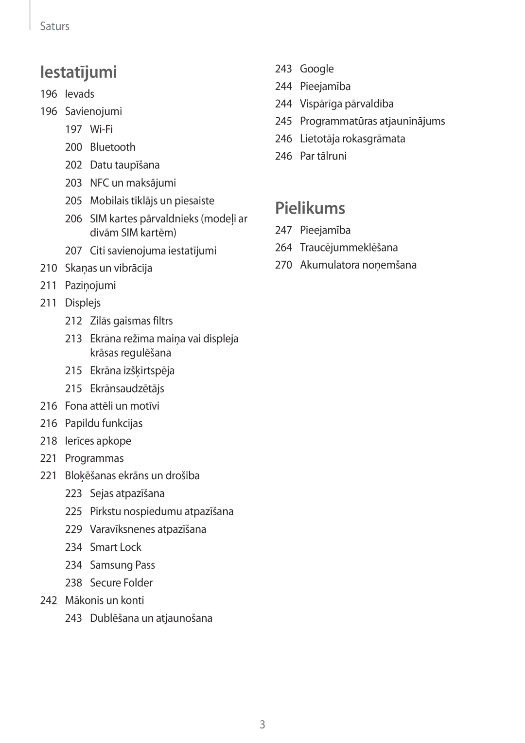 Samsung SM-N950FZDDSEB, SM-N950FZKDSEB manual Ievads, Pieejamība Traucējummeklēšana Akumulatora noņemšana 