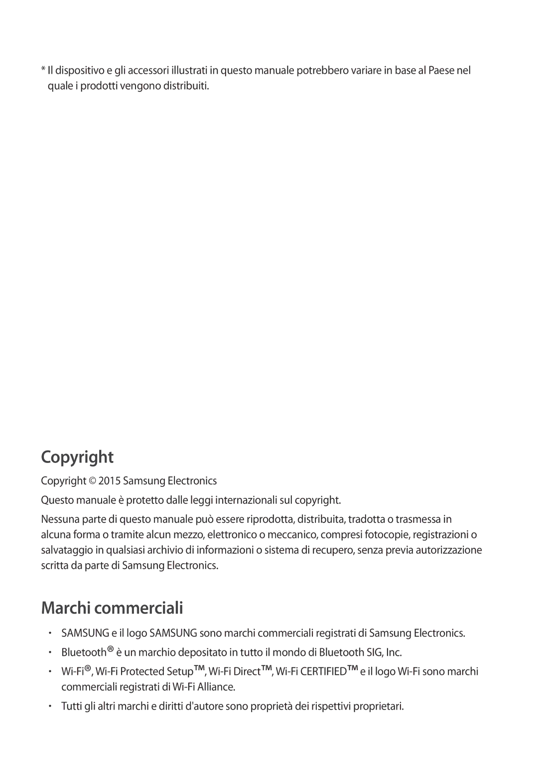 Samsung SM-P550NZKAITV manual Copyright 