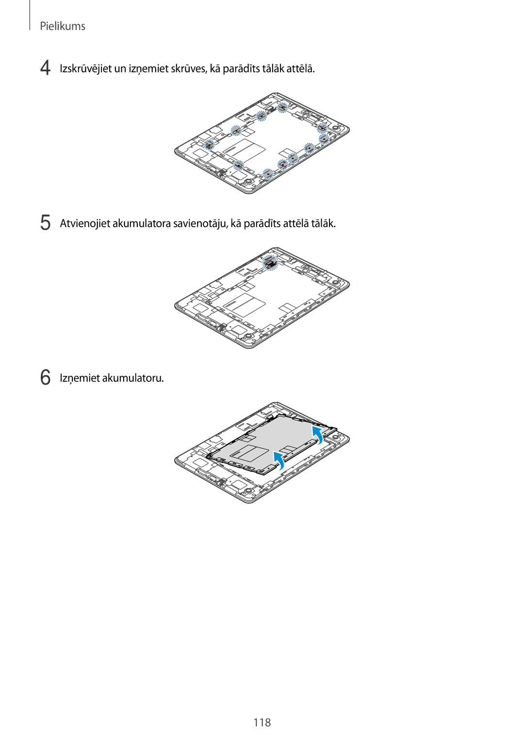 Samsung SM-P550NZKASEB manual 118 