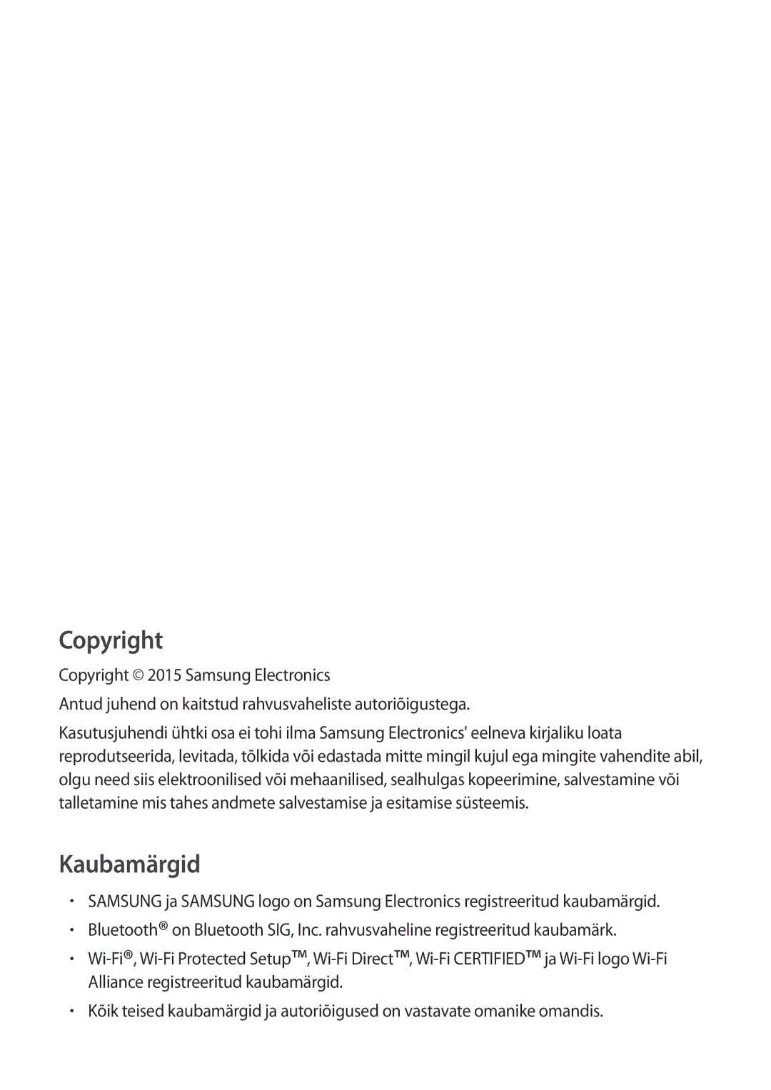 Samsung SM-P550NZKASEB manual Copyright 