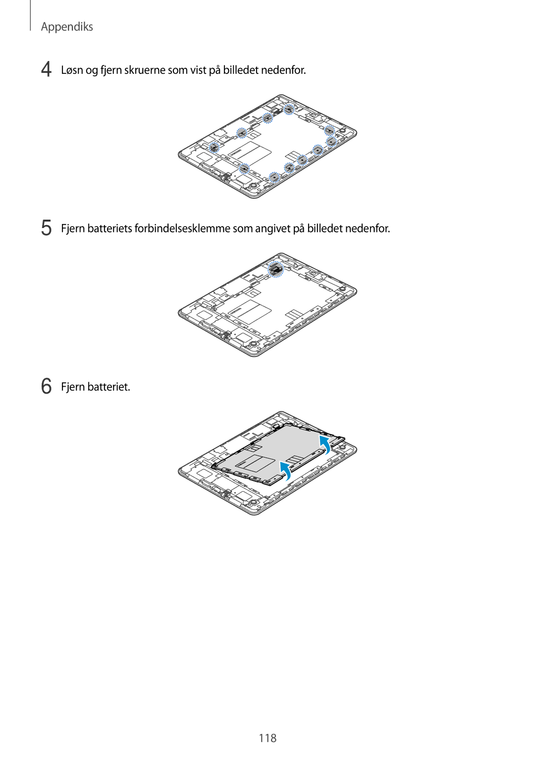 Samsung SM-P550NZBANEE, SM-P550NZWANEE, SM-P550NZAANEE, SM-T550NZWANEE manual 118 