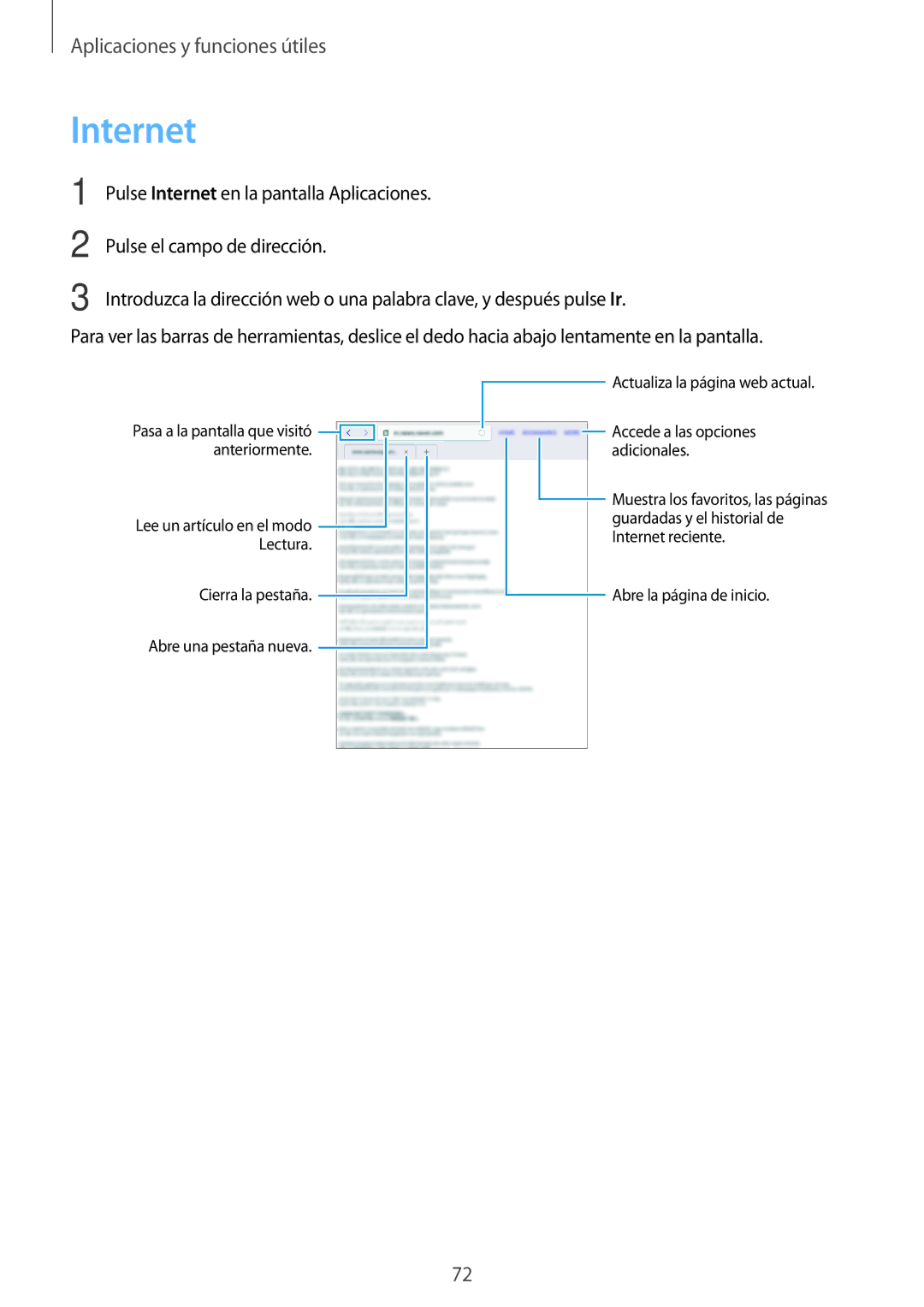 Samsung SM-P550NZWAPHE manual Internet 