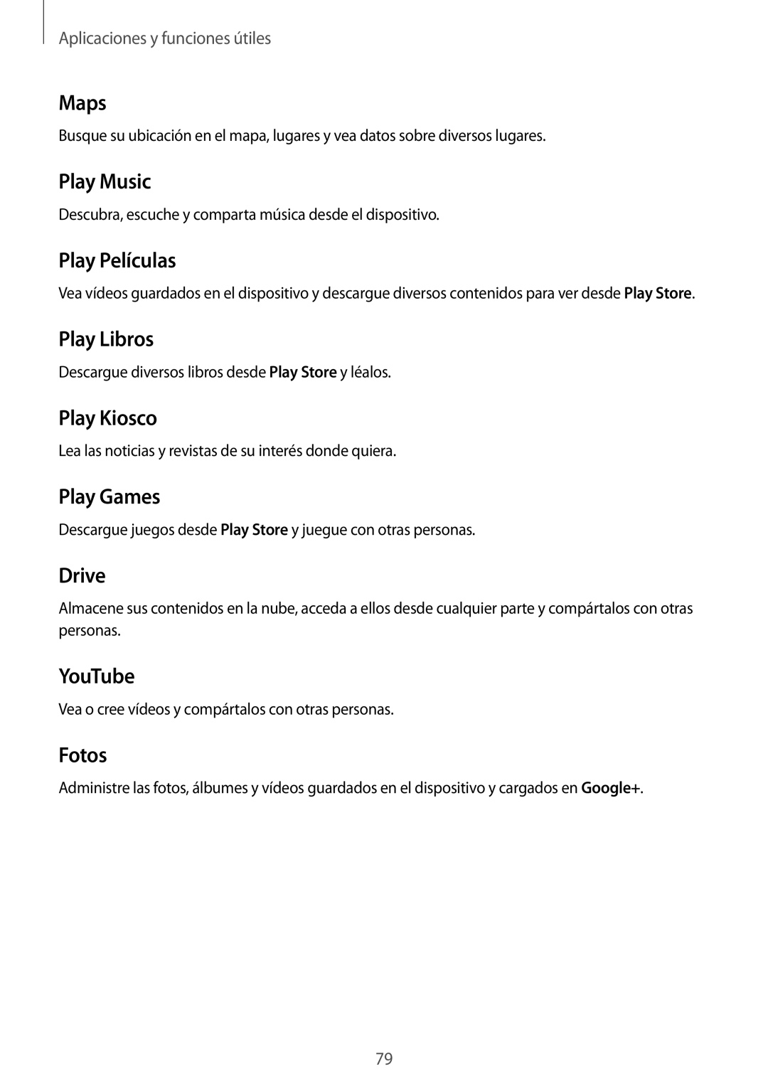 Samsung SM-P550NZWAPHE manual Maps 