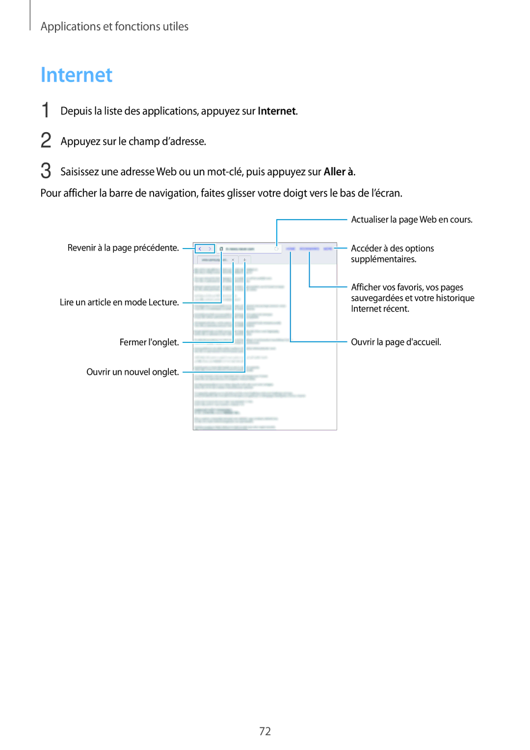 Samsung SM-P550NZWAXEF, SM-P550NZKAXEF manual Internet 