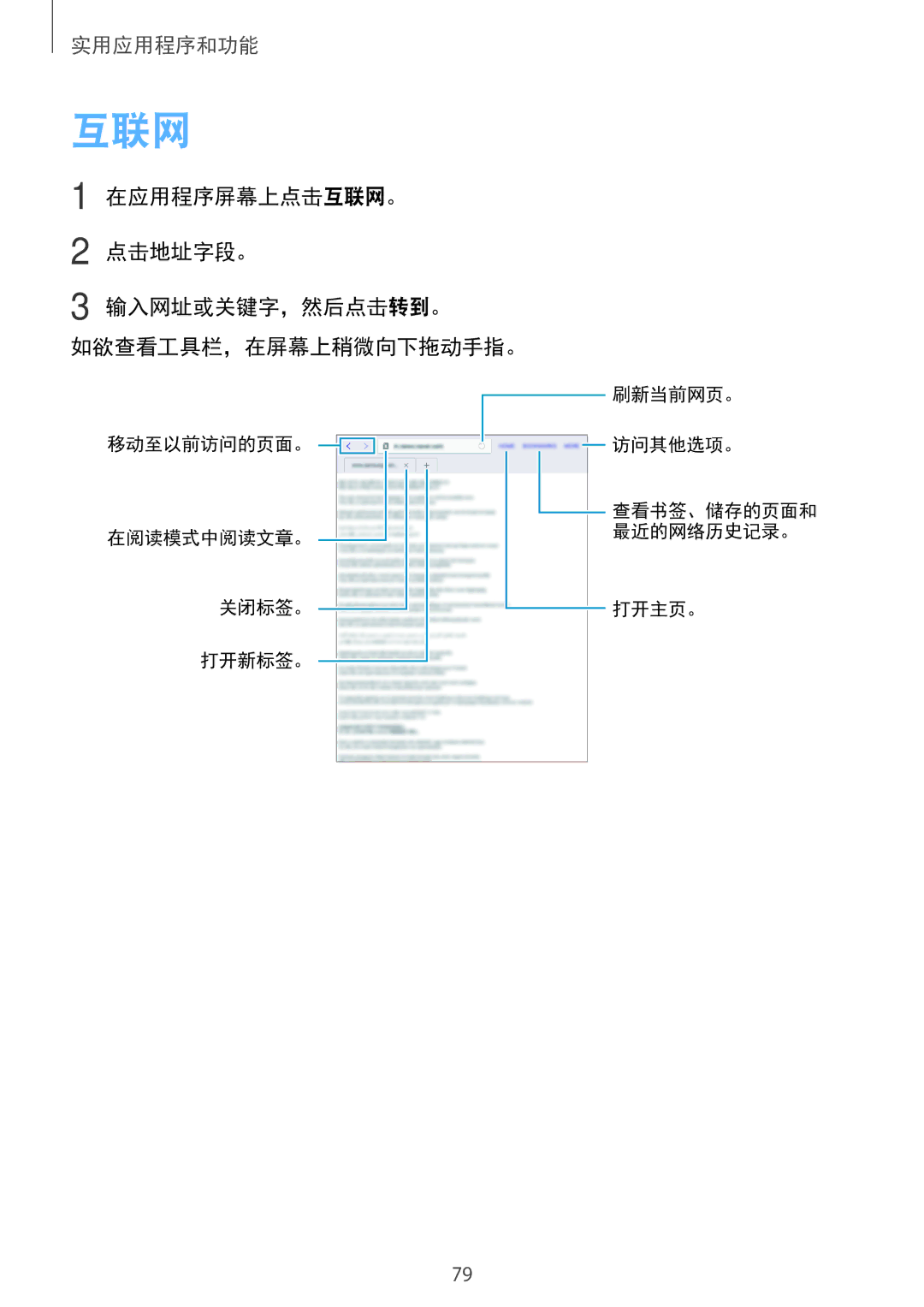 Samsung SM-P555NZAAXXV, SM-P555NZWAXXV manual 互联网 