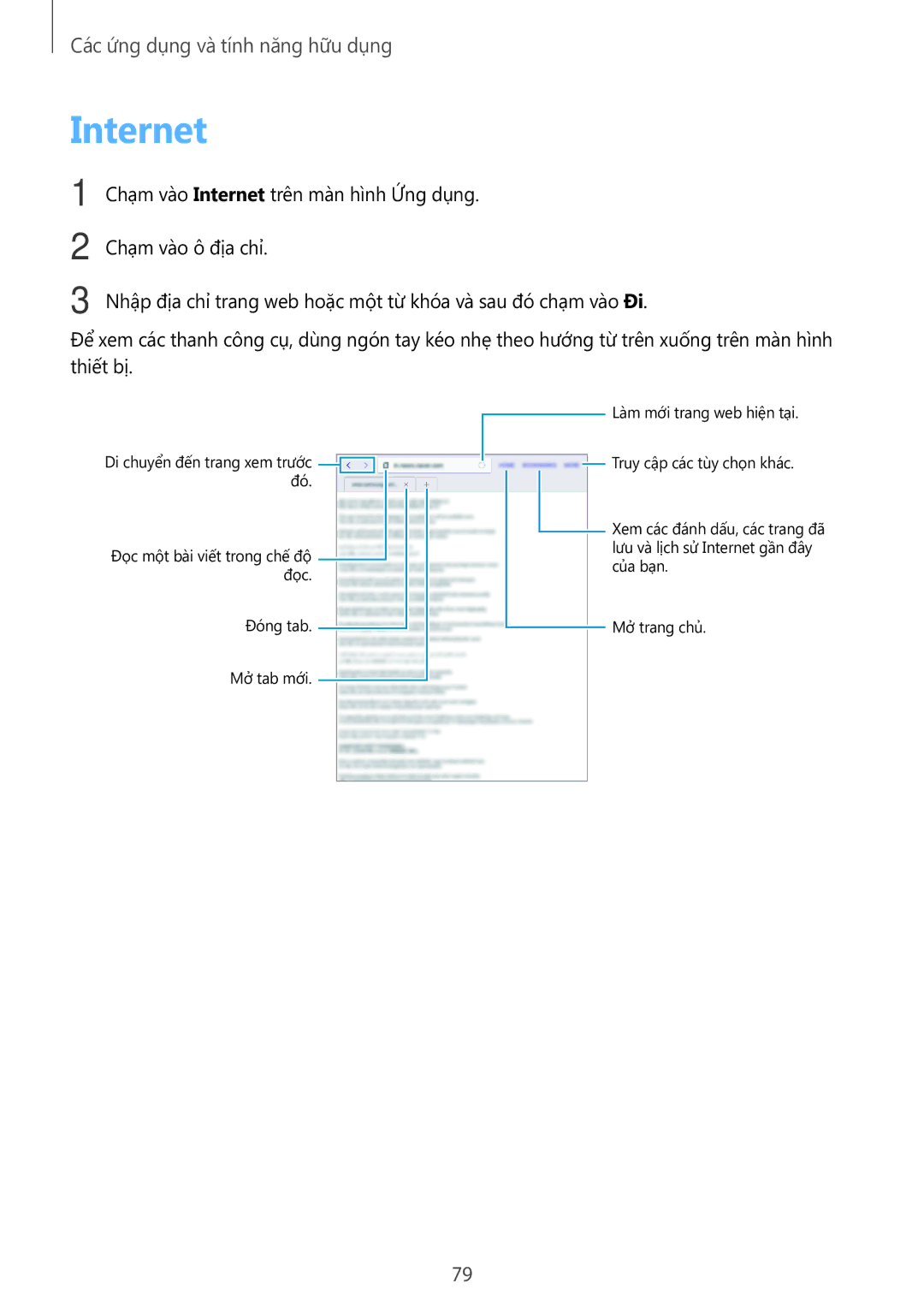 Samsung SM-P555NZAAXXV, SM-P555NZWAXXV manual Internet 