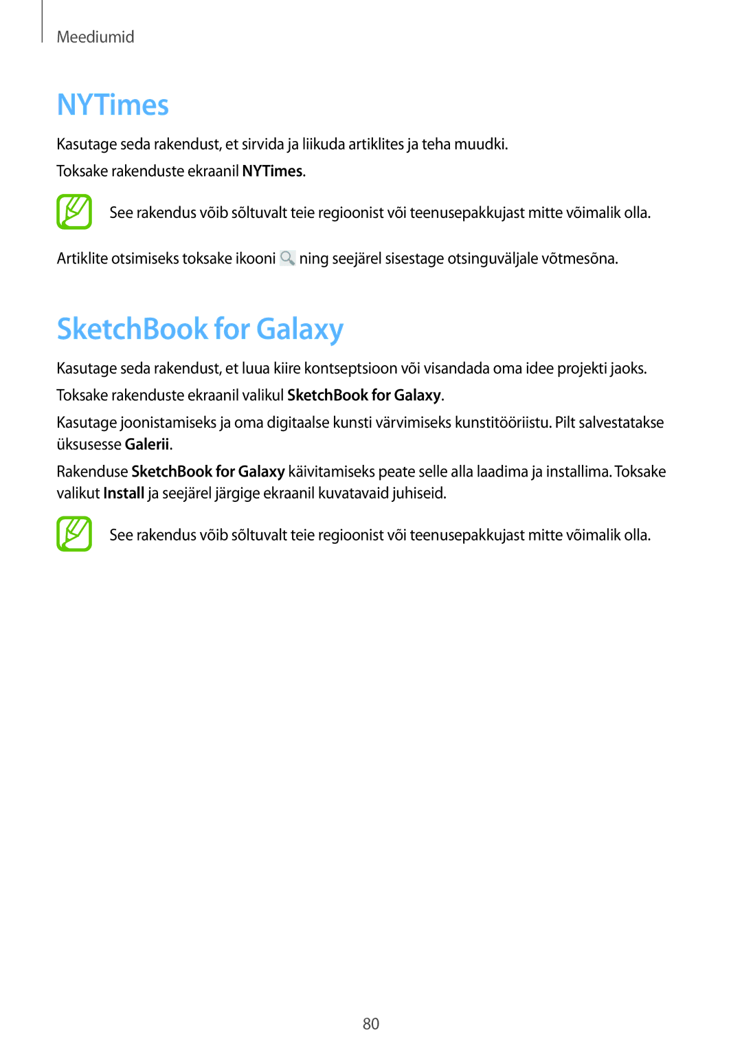 Samsung SM-P6000ZWESEB, SM-P6000ZKASEB, SM-P6000ZWASEB, SM-P6000ZKESEB manual NYTimes, SketchBook for Galaxy 