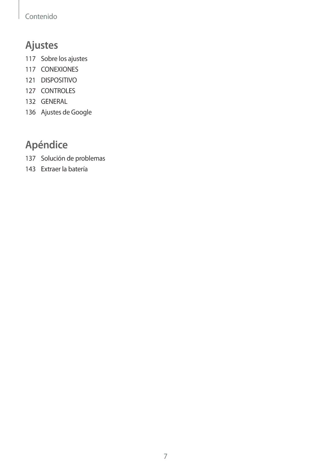 Samsung SM-P6050ZKEPHE, SM-P6050ZKATMN, SM-P6050ZWATPH, SM-P6050ZKADBT, SM-P6050ZKAPHE, SM-P6050ZWAROM, SM-P6050ZWEPHE Ajustes 