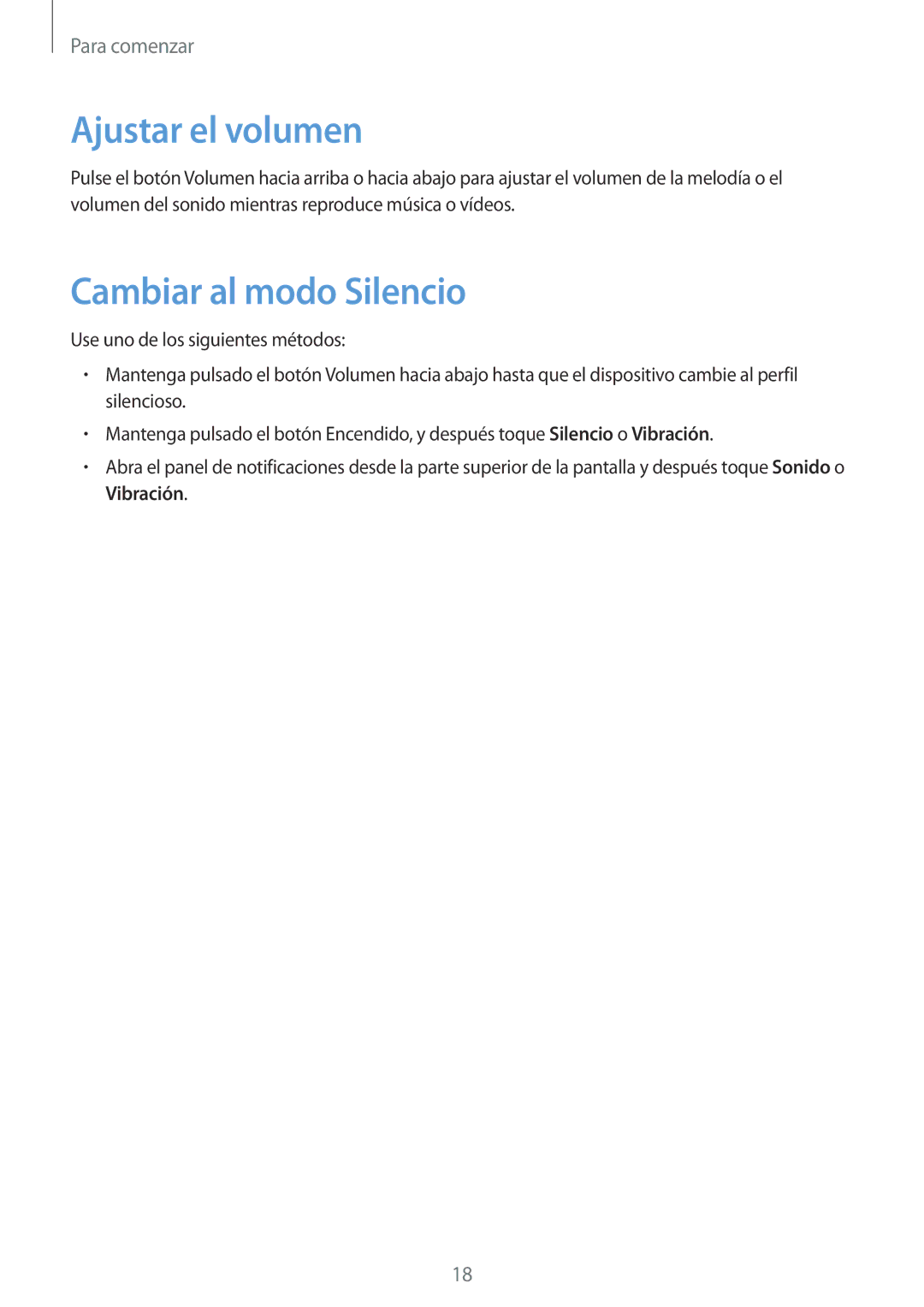 Samsung SM-P6050ZKADBT, SM-P6050ZKATMN, SM-P6050ZWATPH, SM-P6050ZKAPHE manual Ajustar el volumen, Cambiar al modo Silencio 