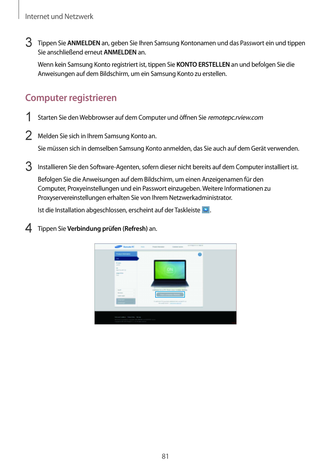 Samsung SM-P9000ZKAATO, SM-P9000ZWAATO, SM-P9000ZKAXEO, SM-P9000ZKASEB, SM-P9000ZKADBT, SM-P9000ZWADBT Computer registrieren 