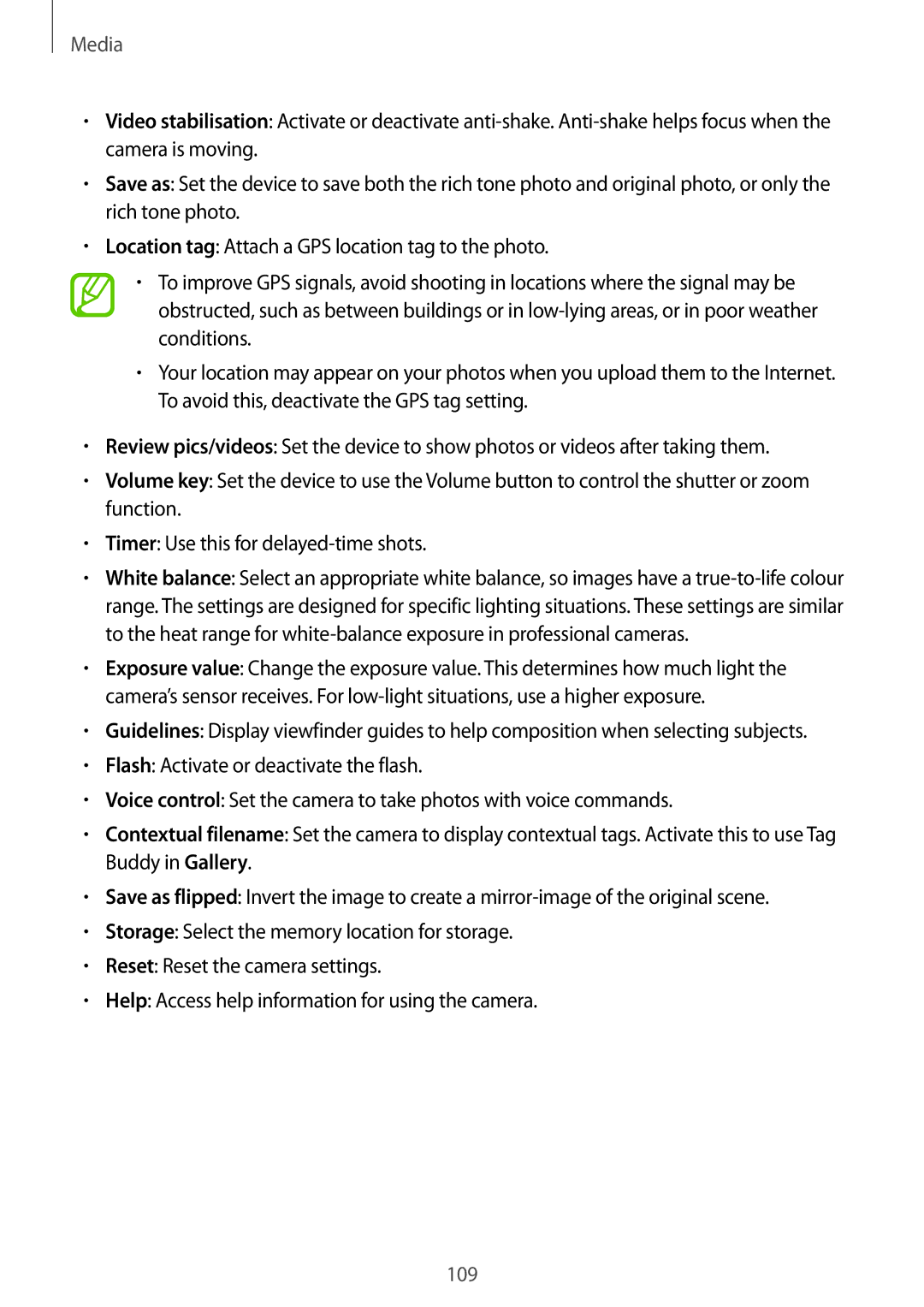 Samsung SM-P9010ZKASER manual 109 