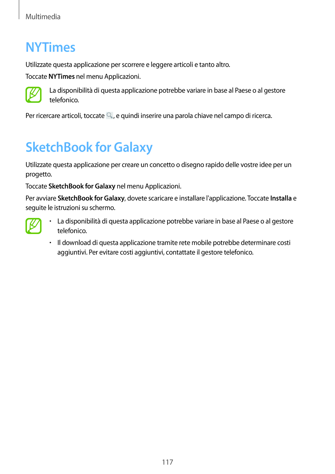 Samsung SM-P9050ZWYITV, SM-P9050ZKAXEO, SM-P9050ZKAITV, SM-P9050ZKYITV manual NYTimes, SketchBook for Galaxy 